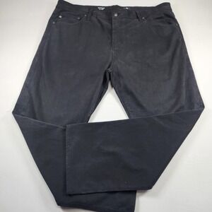 Men 40W x 32L AG Adriano Goldschmied The Everett Slim Straight Black Pants Jeans